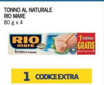 Supermercati Piccolo Rio Mare Tonno Al Naturale 80 g x 4 offerta
