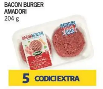 Supermercati Piccolo Amadori Bacon Burger 204 g offerta