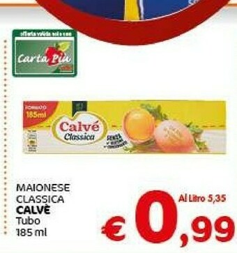 Crai Calvè Maionese Classica offerta