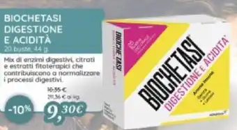 Coop Biochetasi Digestione E Acidità 20 Buste 44 g offerta