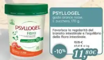 Coop Psyllogel Gusto Crance Rosse, & Zucchero 170 g offerta
