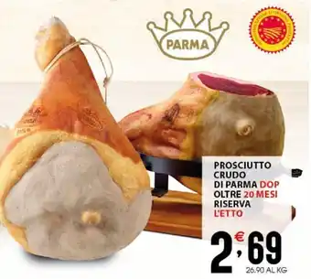 Sisa Prosciutto Crudo Di Parma DOP Oltre 20 Mesi Riserva offerta