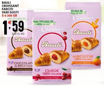 Sisa Bauli Croissant Farciti Vari Gusti x 6 300 gr offerta