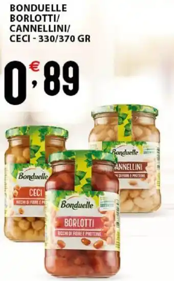 Sisa Bonduelle Borlottio Cannellini/Ceci - 330/370 gr offerta