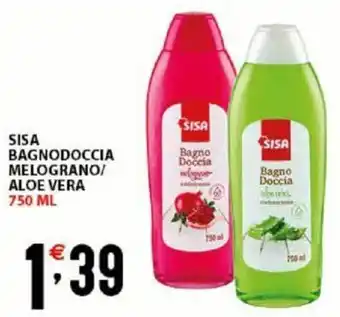 Sisa Sisa Bagnodoccia Melograno/Aloe Vera 750 ml offerta