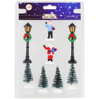 Action Figure di natale magic village offerta