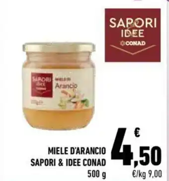 Conad Sapori & Idee Conad Miele D'Arancio 500 g offerta