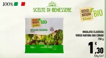 Conad Verso Natura Bio Conad Insalata Classica 150 g offerta