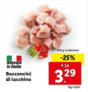 Lidl Bocconcini di tacchino 400 g offerta