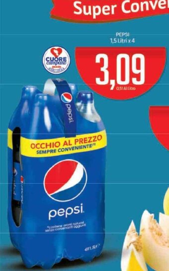 Supermercati Piccolo Pepsi 1,5 Litri x 4 offerta