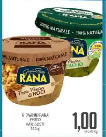 Supermercati Piccolo Giovanni Rana Pesto 140g offerta