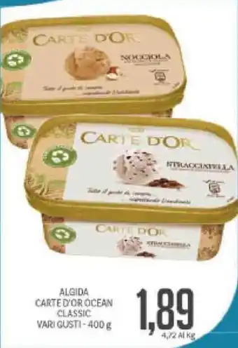 Supermercati Piccolo Algida carte D/Or Ocean Classic 400g offerta