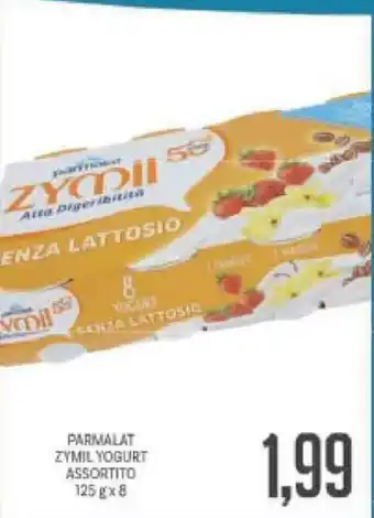 Supermercati Piccolo Parmalat Zymil Yogurt Assotito 125gx8 offerta