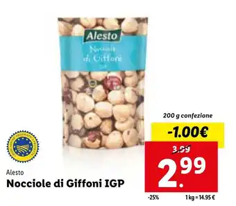 Lidl Alesto Nocciole di Giffoni IGP 200 g offerta