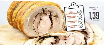 Supermercati Piccolo Porchetta l'etto offerta
