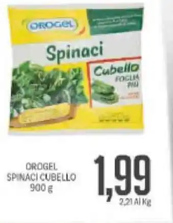 Supermercati Piccolo Ordgel Spinaci Cubello offerta