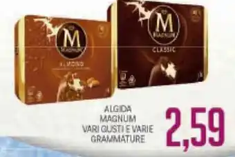 Supermercati Piccolo Algida Magnum Varo Gusti e Varie Grammature offerta