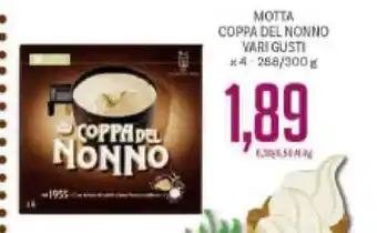 Supermercati Piccolo Motta Coppa Del Nonno Vari Gusti offerta