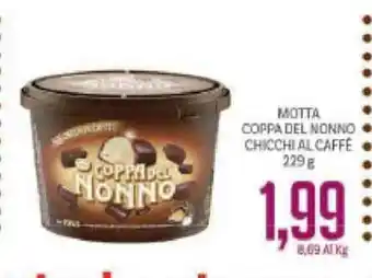 Supermercati Piccolo Motta Coppa del Nonno Chicchi al Caffe 229g offerta