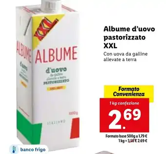 Lidl Albume d'uovo pastorizzato XXL 1 kg offerta