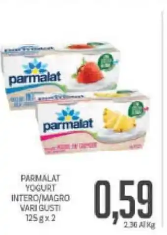 Supermercati Piccolo parmalat Yoghurt Intero/Magro Vari gusti 125gx2 offerta