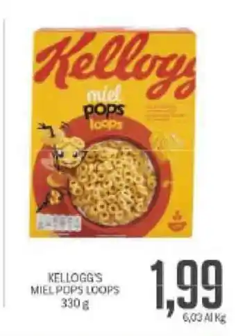 Supermercati Piccolo Kellogg's Miel Pops Loops 330g offerta