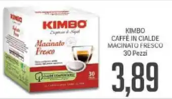 Supermercati Piccolo Kimbo caffe Un Cialde Macinato Fresco offerta