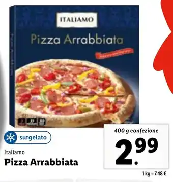 Lidl Italiamo Pizza Arrabbiata 400 g offerta