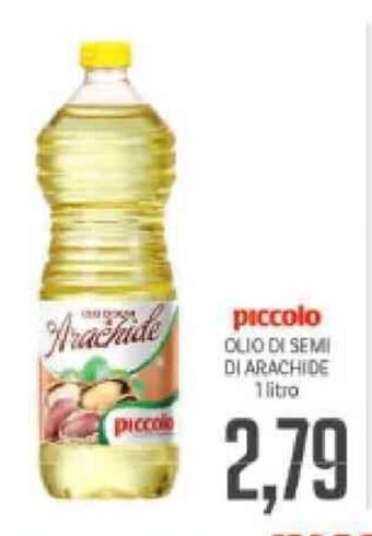 Supermercati Piccolo Piccolo Olio Di Semi di Arachide 1 litro offerta