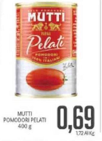 Supermercati Piccolo Mutti Pomodori pelati 400g offerta