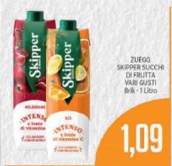 Supermercati Piccolo Zuegg Skipper Succhi Di Frutta Vari Gusti Brik 1 Litro offerta