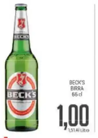 Supermercati Piccolo Becks Birra 55 cl offerta