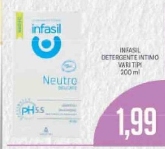 Supermercati Piccolo Infasil Detergente Intimo Vari Tipi 200 ml offerta
