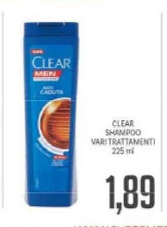 Supermercati Piccolo Clear Shampoo Vari Trattamenti 225 ml offerta