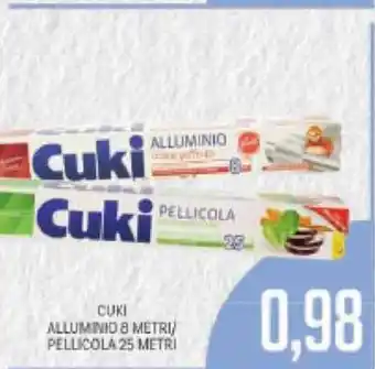 Supermercati Piccolo Cuki Alluminio 8 Merti/Pellicola 25 Metri offerta