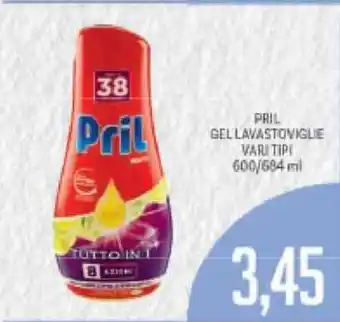 Supermercati Piccolo Pril gel Lavastoviglie Vari Tipi 600/384 offerta