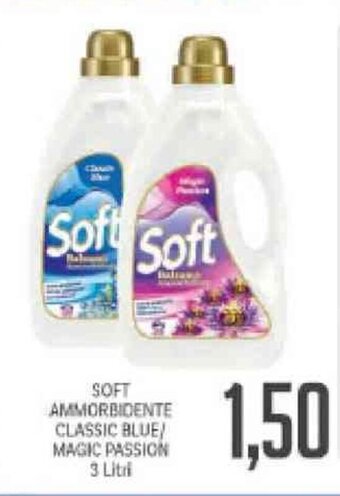 Supermercati Piccolo Soft Ammorbidente Classic Blue/MAgic Passion 3 Litri offerta