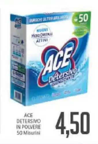 Supermercati Piccolo Ace Detersivo In Polvere 50 Misurini offerta