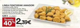Coop Amadori Bocconcini Di Pollo 300 G(ml) offerta