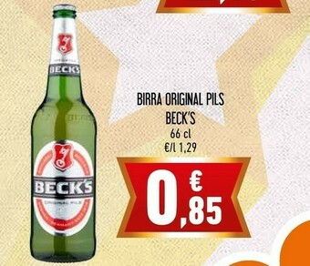 Conad Beck's Birra Original Pils offerta