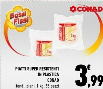 Piatti di plastica