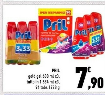 Conad Pril Detersivo lavastoviglie offerta