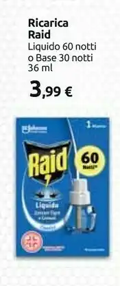 Carrefour Raid Ricarica Liquido O Base offerta