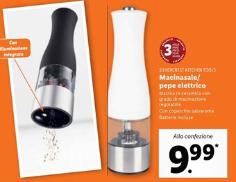 Silvercrest Kitchen Tools Macinasale/pepe elettrico