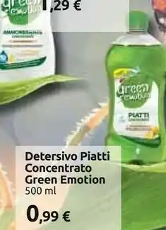 Carrefour Green Emotion Detersivo Piatti Concentrato offerta