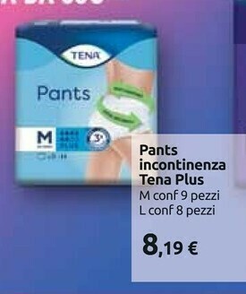 Carrefour Tena Pants Incontinenza Plus offerta