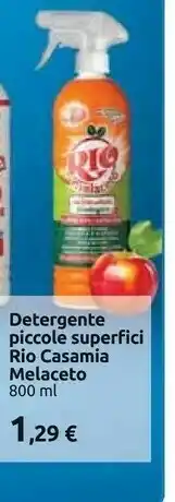 Carrefour Rio Detergente Piccole Superfici Casamia Melaceto 800 Ml offerta