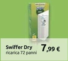 Carrefour Swiffer Dry Ricarica 72 Panni offerta