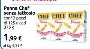 Carrefour Parmalat Panna Chef Senza Lattosio offerta