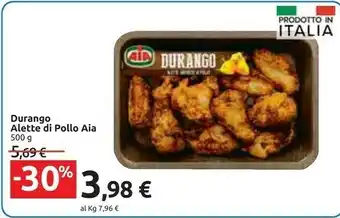 Carrefour Aia Durango Alette Di Pollo 500 G offerta